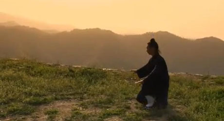 Sitting on Wudang Mountain